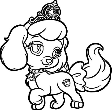 cute  pony  big eyes   tiara   head coloring page