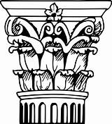 Column Greek Drawing Getdrawings sketch template