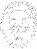 Lion Mask Coloring Face Printable Pages African Masks Kids Template Animal Sheet Color Coloringsky Choose Board Templates Lions sketch template
