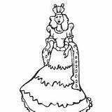 Princess Coloring Surfnetkids Gown Previous People sketch template