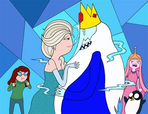 Ice King And Elsa By Mangudai 79 On Deviantart