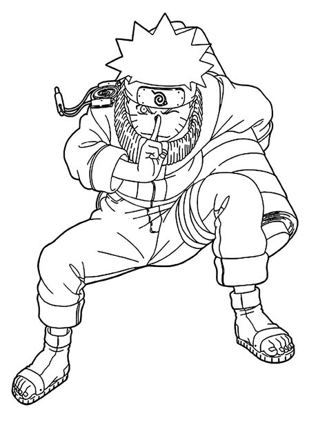 printable naruto coloring pages    kids occupied naruto