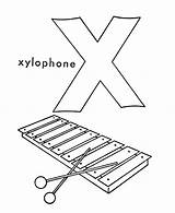 Xylophone Coloring Getcolorings Printable sketch template