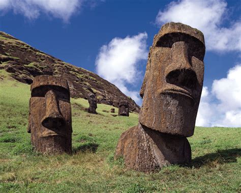 archaeologists uncover  shocking   easter island heads    cool