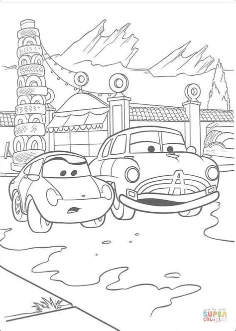 disney cars sally coloring pages  disney cars coloring pages