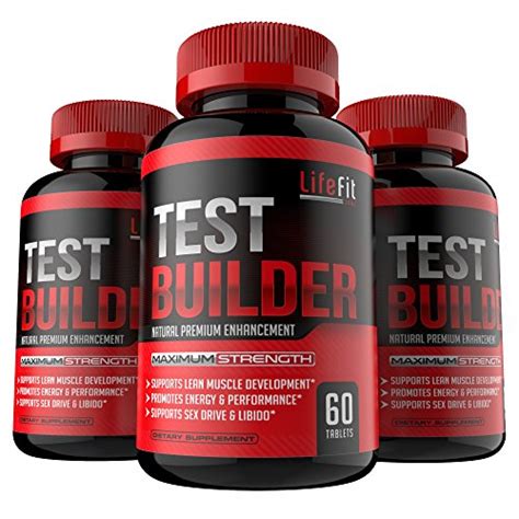 test builder potent and 100 natural testosterone booster