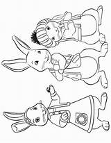 Peter Rabbit Coloring Pages Lily Benjamin Print Colouring Nick Jr Konijn Tail Cotton Crafts Kids Board Sketch Getdrawings Lilies Bbc sketch template