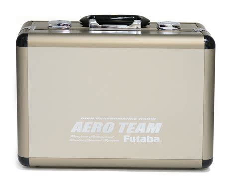 futaba aero team metal single transmitter case futp cars trucks amain hobbies