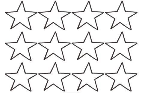stars template clipart