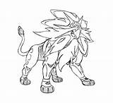 Solgaleo Pokemon Coloring Pages Pokémon Deviantart Legendary Sun Drawings Kleurplaten Template Sword Pm1 Narvii Sketch Sao Fire Line Zon Maan sketch template