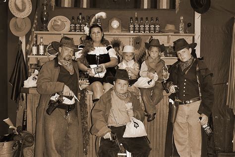 time photo  time  wild west costumes western family