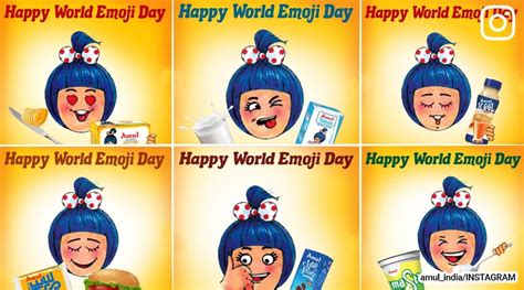 On World Emoji Day Amul’s Emojis Are All About Expressing Emotions