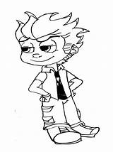 Johnny Test Coloring Pages Printable Colouring Kids sketch template