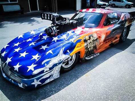 dina parise  chevrolet corvette pro mod custom race car paint