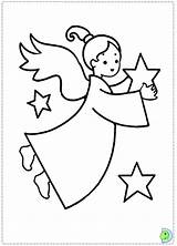 Christmas Angel Coloring Clipart Colouring Pages Library Clip Preschool sketch template