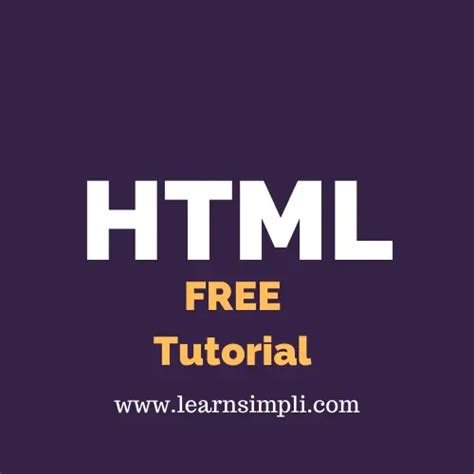html   tutorial learn simpli