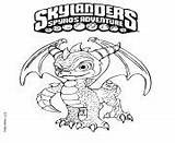 Coloring Pages Skylanders Spyro Adventure Printable sketch template