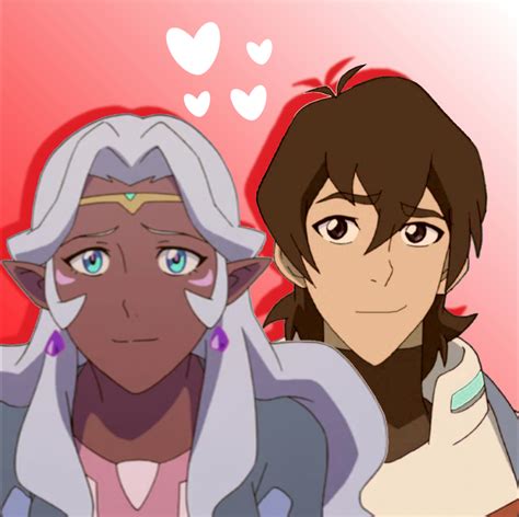 Keith And Princess Allura Falling In Love From Voltron Legendary
