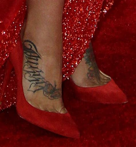Foot And Leg Tattoos 46 Celebrities With Tattooed Feet And Ankles