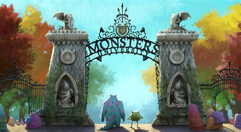 monsters university concept art  disney blog