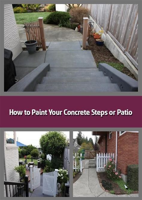 paint  concrete steps  patio ive received  lot