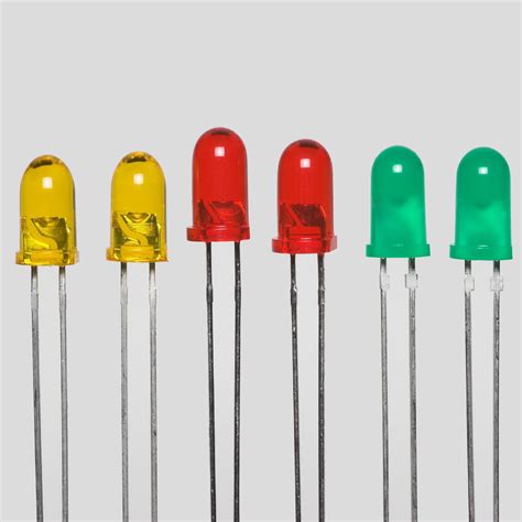 mm ledgreen red yellow set  pcs gvtronicsae