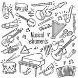 Doodle Instrument Muzyczne Instrumenty Wektory Doodles Outlined Istockphoto sketch template