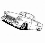Cars Car Lowrider Drawings Classic Chevy Muscle Coloring Pages Sketch Trucks Choose Board sketch template