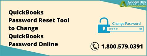 quickbooks automated password reset tool direct  software