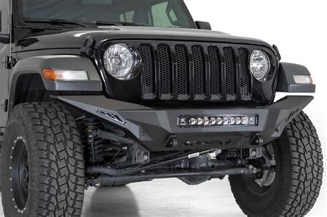 jeep gladiator jt  jeep wrangler jl stealth fighter front bumper add