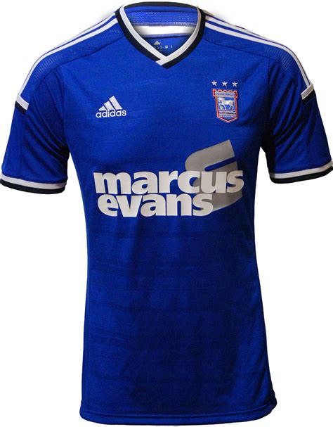 ipswich town   adidas home   kits released footy headlines