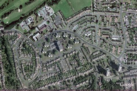 google earth   satellite view   house fly    neighborhood view