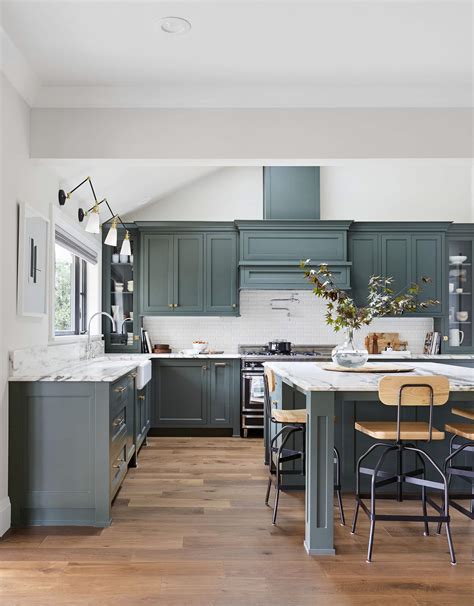 beautiful kitchen cabinet paint colors  arent white welsh