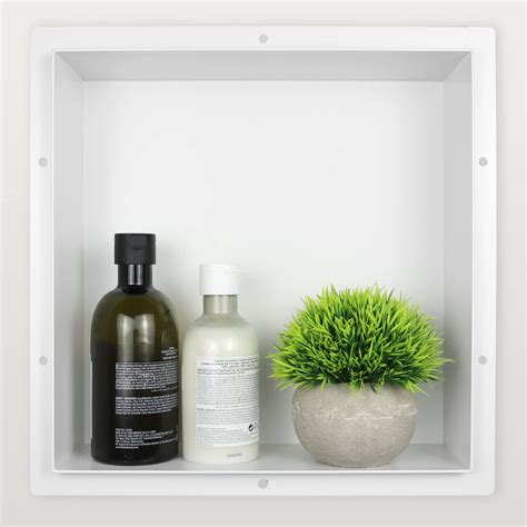 corian shower shelf enhance  bathroom  stylish  functional storage