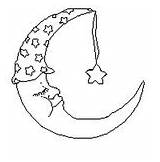 Moon Coloring Pages Stars Sun Drawing Morningkids Coloriage Lune Visit Star sketch template