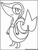 Snivy Coloring Pokemon Pages Drawing Fun Printable Getdrawings Kids sketch template