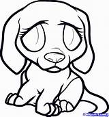 Coloring Pages Puppy Sad Beagle Cute Drawing Dog Anime Draw Easy Step Cartoon Faces Eyes Print Color Drawings Printable Getdrawings sketch template