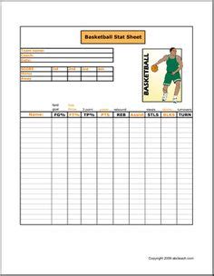 blank basketball stat sheet printable print  blank stat sheet