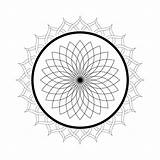 Mandala Coloring Pages Printable Kaleidoscope Adults Domain Public Simple Spiral Kids Colouring Color Sheets Easy Print Lotus Flowers Flower Template sketch template