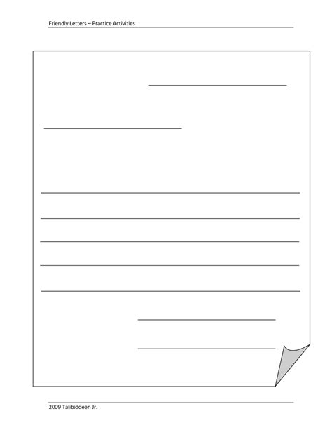 blankletterformattemplate letter writing template pertaining