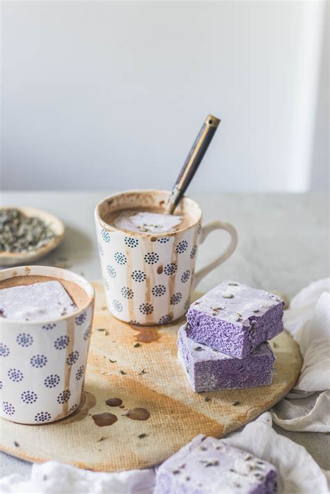 Lavender Marshmallows Recipe Recipes With Marshmallows Lavender