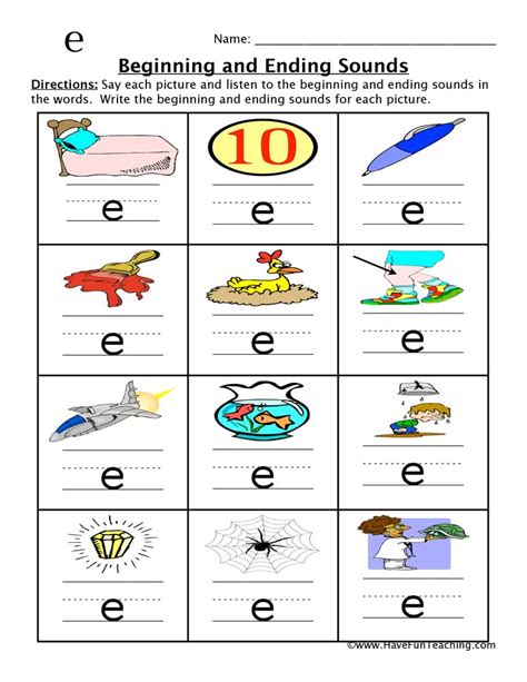 beginning  sounds worksheet   fun teaching beginning