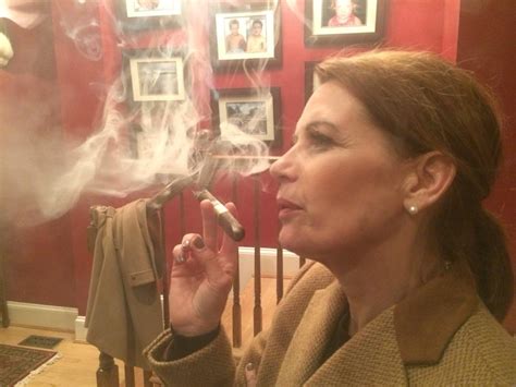 [photo] Michele Bachmann Smoking A Cigar