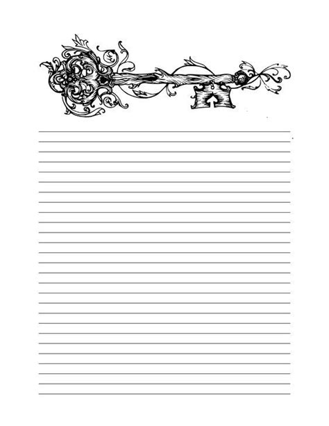 printable blank journal pages writing paper printable stationary