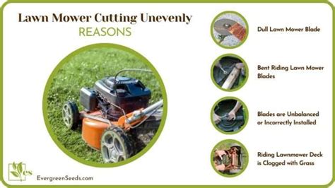 lawn mower cutting unevenly  reasons    fix