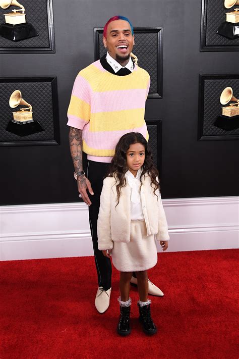 Chris Brown Makes Sweet Appearance With Daughter Royalty At The 2020