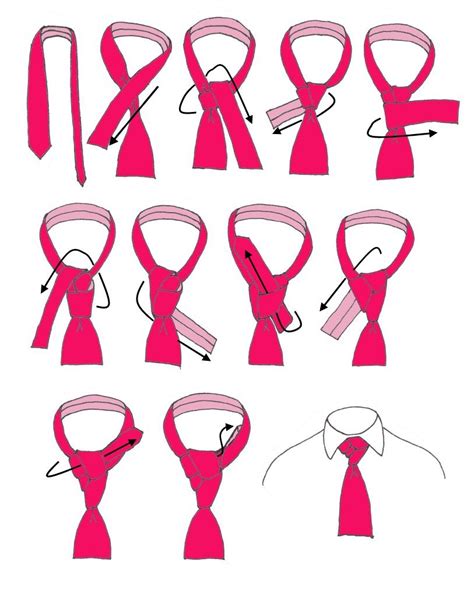 pin en necktie knots