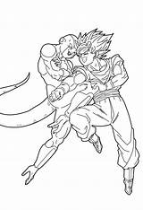 Goku Vs Dragon Freezer Ball Coloring Lineart Pages Frieza Saodvd Deviantart Drawing Dbz Drawings Anime Sketch Wallpaper Getcolorings Color Character sketch template
