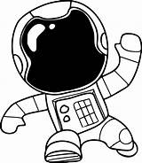 Astronaut Clipart Spaceman Drawing Line Space Suit Vector Nasa Costume Svg Openclipart Drawings Paintingvalley Clipground Corps sketch template