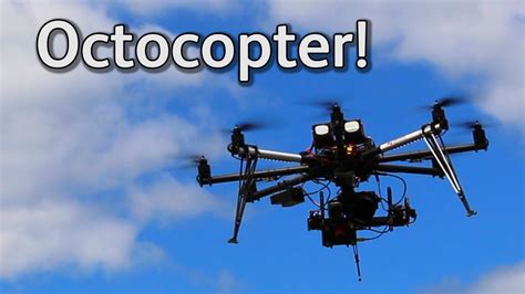 octocopter drone  research youtube